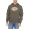 Dickies Tall Tri-Color Logo Fleece Hoodie in Olive