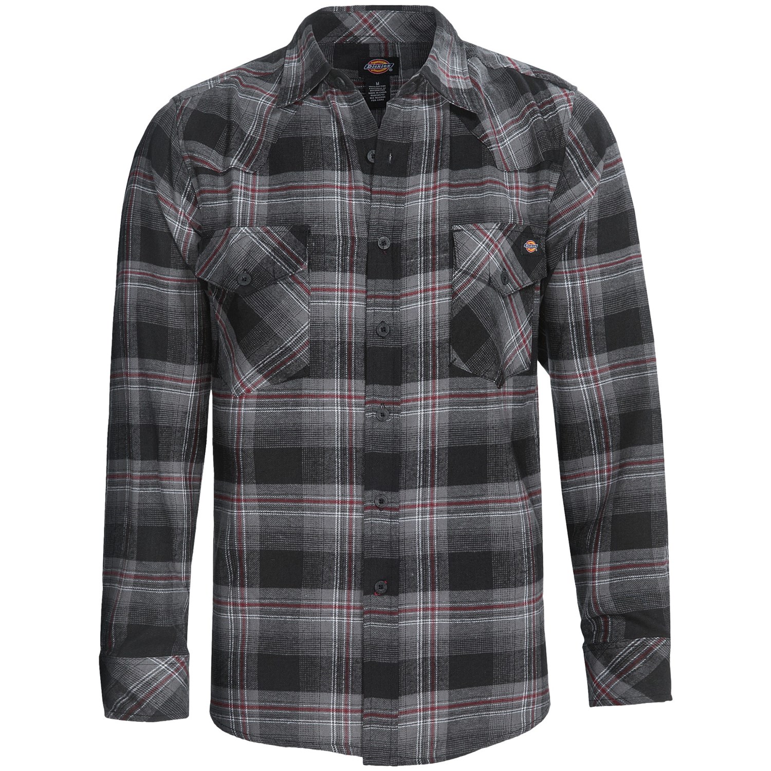 Dickies Western Flannel Shirt - Long Sleeve (For Young Men) - Save 37%