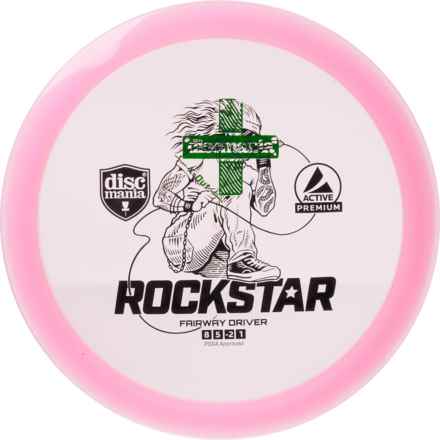 Discmania Active Premium Misprint Disc Golf Fairway Driver in Pink/Black/Green Cross