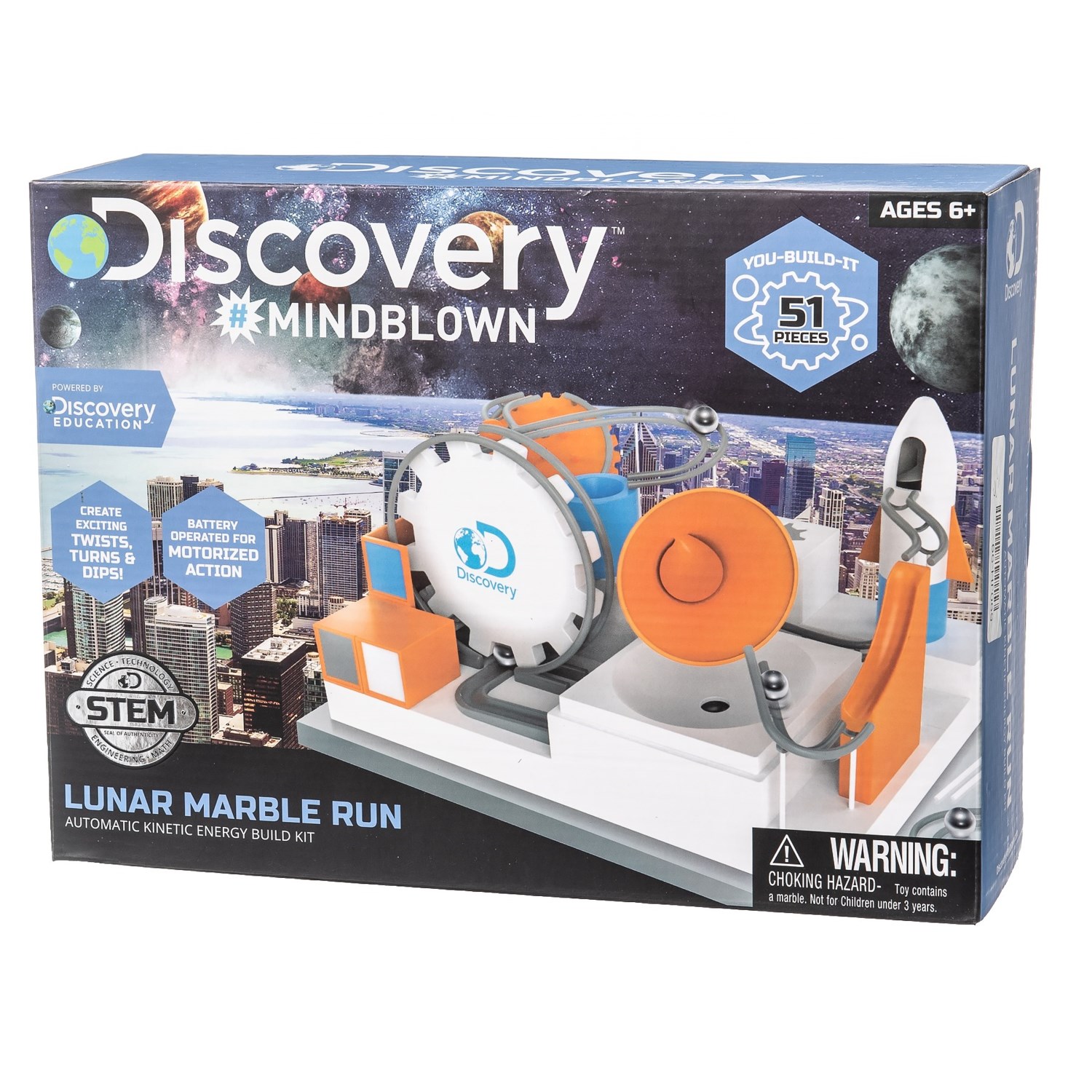 discovery mind blown lunar marble run