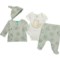 Disney Infant Girls Pooh Bear Jacket, Pants and Baby Bodysuit Set - 3-Piece, Short Sleeve in Multi