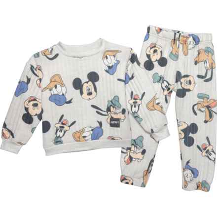 Disney Toddler Boys Mickey and Friends Fleece Sweatsuit Set in Multi