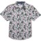 DITCH PLAINS Big Boys Print Woven Button-Down Shirt - Short Sleeve in White Multi