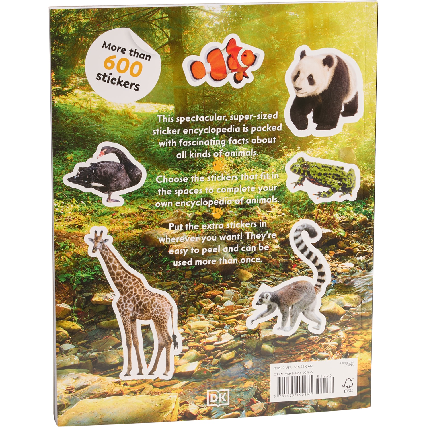 DK Sticker Encyclopedia: Animals - Paperback - Save 23%