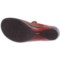 130FU_3 DNU JBY Camino Wedge Sandals - Vegan Leather (For Women)