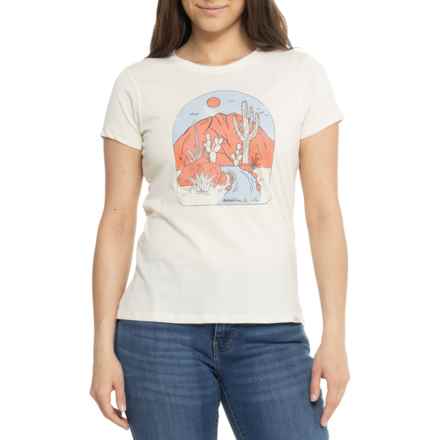 DNU - MOUNTAIN & ISLES Archway Desert Graphic T-Shirt - Short Sleeve in Oatmeal Heather