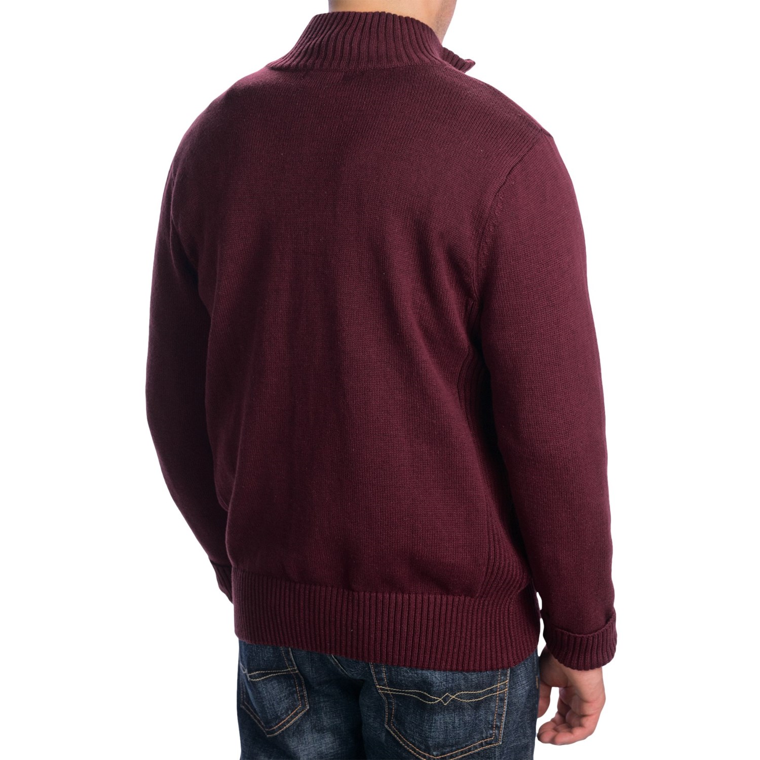 Dockers Cotton Zip Cardigan Sweater (For Men) 8282Y - Save 46%