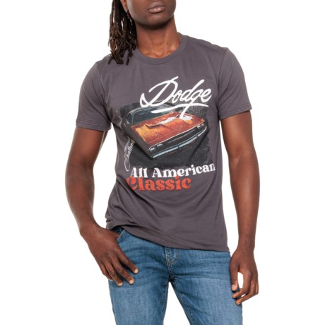 DODGE All American Classic T-Shirt - Short Sleeve in Charcoal