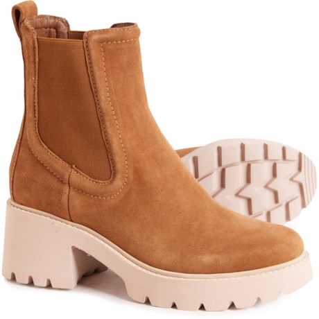 Dolce fashion vita cord suede chelsea boot