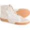 Dolce Vita Zohara High-Top Sneakers - Leather (For Women) in White/Black Leather