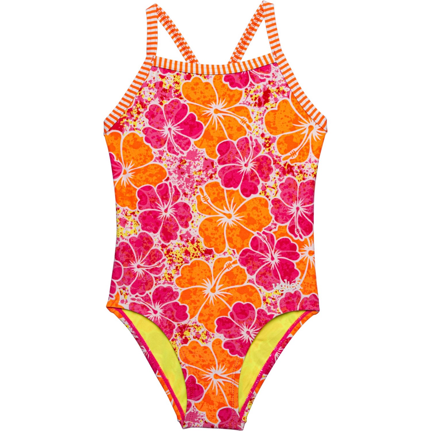 Dolfin Big Girls Uglies Cross-Back One-Piece Swimsuit - UPF 50+ - Save 40%