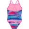 2KDXW_2 Dolfin Big Girls Uglies Cross-Back One-Piece Swimsuit - UPF 50+