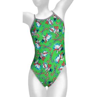 Dolfin Uglies Practice Swimsuit - 1-Piece (For Girls and Women) in Candy Cane