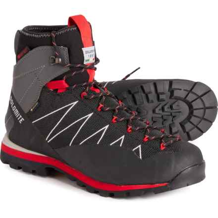 Dolomite Crodarossa Pro Gore-Tex®Hiking Boots - Waterproof (For Men) in Black/Fiery Red