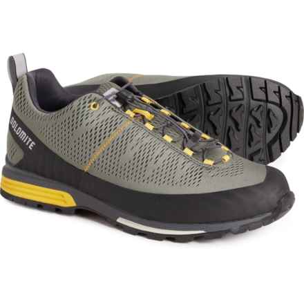 Dolomite Diagonal Air Training Shoes (For Men) in Silver Green/Sulphur Yellow