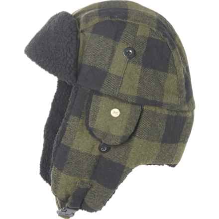 Dorfman Hat Co. Buffalo Trapper Hat (For Men) in Olive