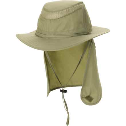 DORFMAN HEADWEAR COMPANY Supplex Nylon Boonie Hat with Roll-Up Neck Protector - UPF 50+ in Moss