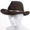 481AP_2 Dorfman Pacific Crushable Outback Felt Hat (For Men)