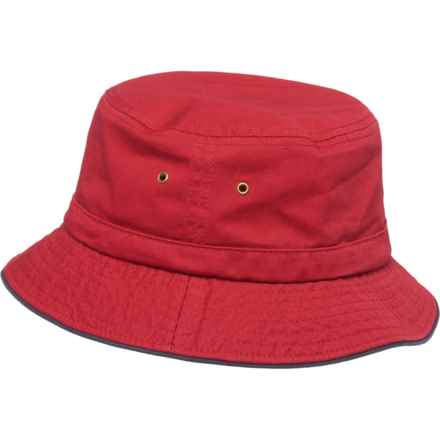 Dorfman Pacific Outdoors Sandwich Bucket Hat (For Men) in Red