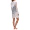 164GA_2 Dotti Beach Plus Rivera Paisley Swimsuit Cover-Up Tunic - Long Sleeve (For Women and Plus Size Women)