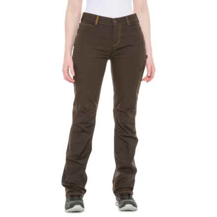 DOVETAIL WORKWEAR DX Canvas Jeans - Mid Rise, Boot Cut in Brown