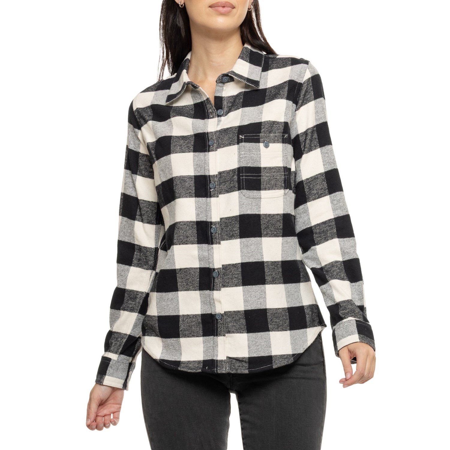 (取寄) ダブテイル ワークウェア ギブンズ ワーク シャツ - ロング スリーブ DOVETAIL WORKWEAR Givens Work Shirt - Long Sleeve  Cream/Black Buffalo Check Flannel DOVETAIL WORKWEAR Givens Work Shirt - Long Sleeve - Save 65%