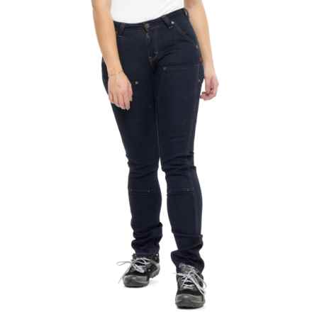 DOVETAIL WORKWEAR Maven Slim Jeans - Mid Rise in Powerflex Indigo Denim