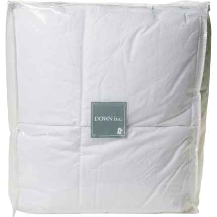 Down Inc. Queen 230 TC 10” Boxstitch Down Comforter - 26 oz. Fill, White in White