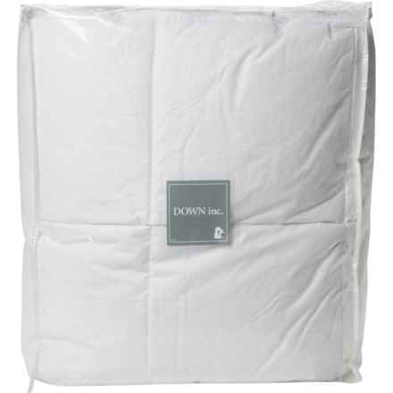 Down Inc. Queen 230 TC 12” Box Stitch Medium Weight Down Comforter - 37 oz. Fill, White in White