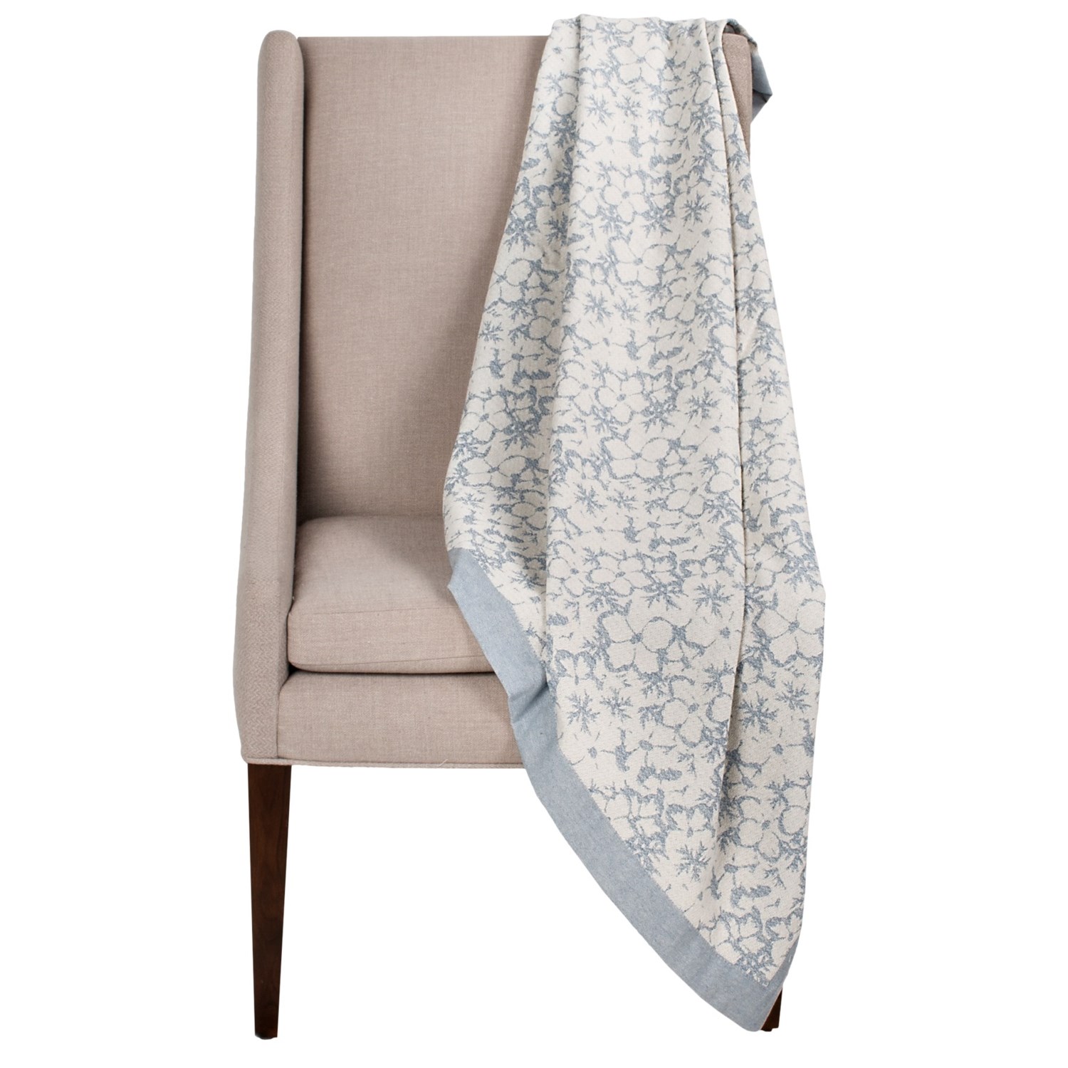 DownTown Kasey Abstract Floral Cotton Throw Blanket Save 71
