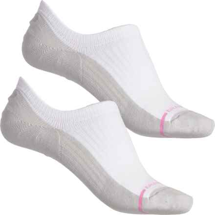 DR MOTION Basic Compression Liner Socks - 4-Pack, Below the Ankle (For Women) in White