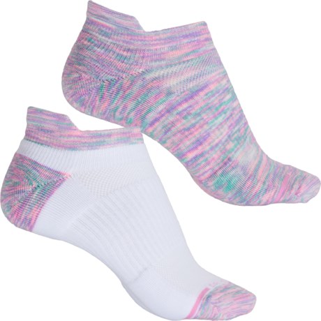 DR MOTION Everyday Compression Socks - 2-Pack, Ankle (For Women) in Purple