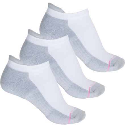 DR MOTION Everyday Compression Socks - 3-Pack, Ankle (For Women) in White