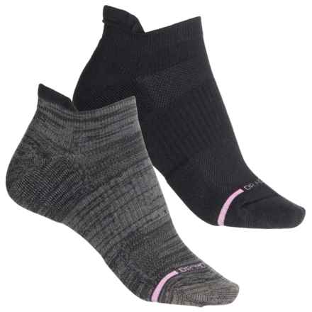 DR MOTION FreeFeed Everyday Compression Socks - 2-Pack, Ankle (For Women) in Charcoal