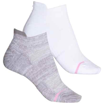 DR MOTION FreeFeed Everyday Compression Socks - 2-Pack, Ankle (For Women) in Light Grey