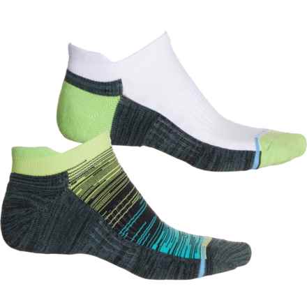 DR MOTION Ombre Compression Socks - 2-Pack, Ankle (For Men) in Black