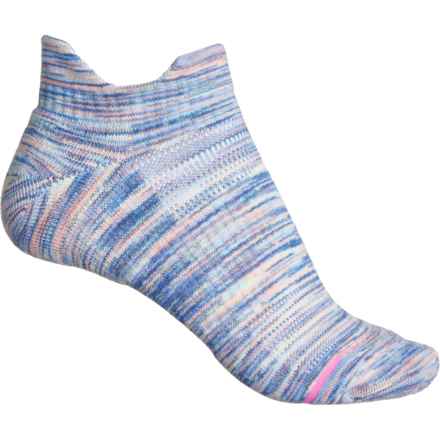 DR MOTION Space-Dye Everyday Compression Socks - Ankle (For Women) in Blue Asst