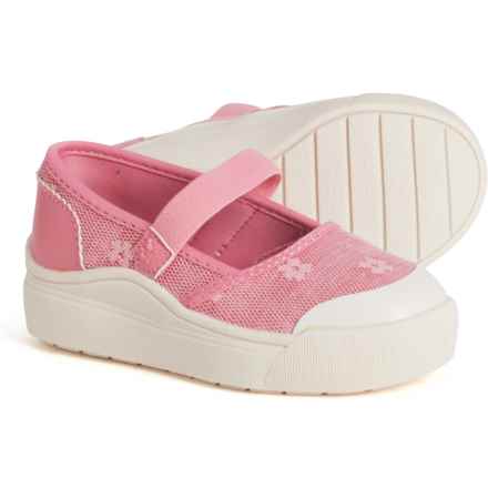 DR. SCHOLLS Little Girls Time Off Mary Jane Shoes in Hot Pink