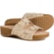 DR. SCHOLL'S Original Win Flex Platform Sandals (For Women) in Light Gold
