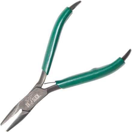 Dr. Slick Barb Straight Pliers - 6” in Black/Green