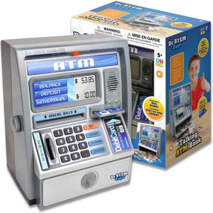 Dr. STEM Talking ATM Bank Toy in Multi
