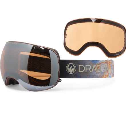 Dragon Alliance X2 Ski Goggles - Extra Lens (For Men) in Silver Ion/Amber