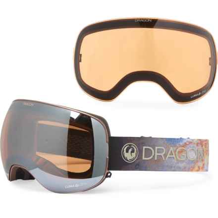 Dragon Alliance X2s Snowboard Goggles - Extra Lens (For Men) in Silver Ion/Amber