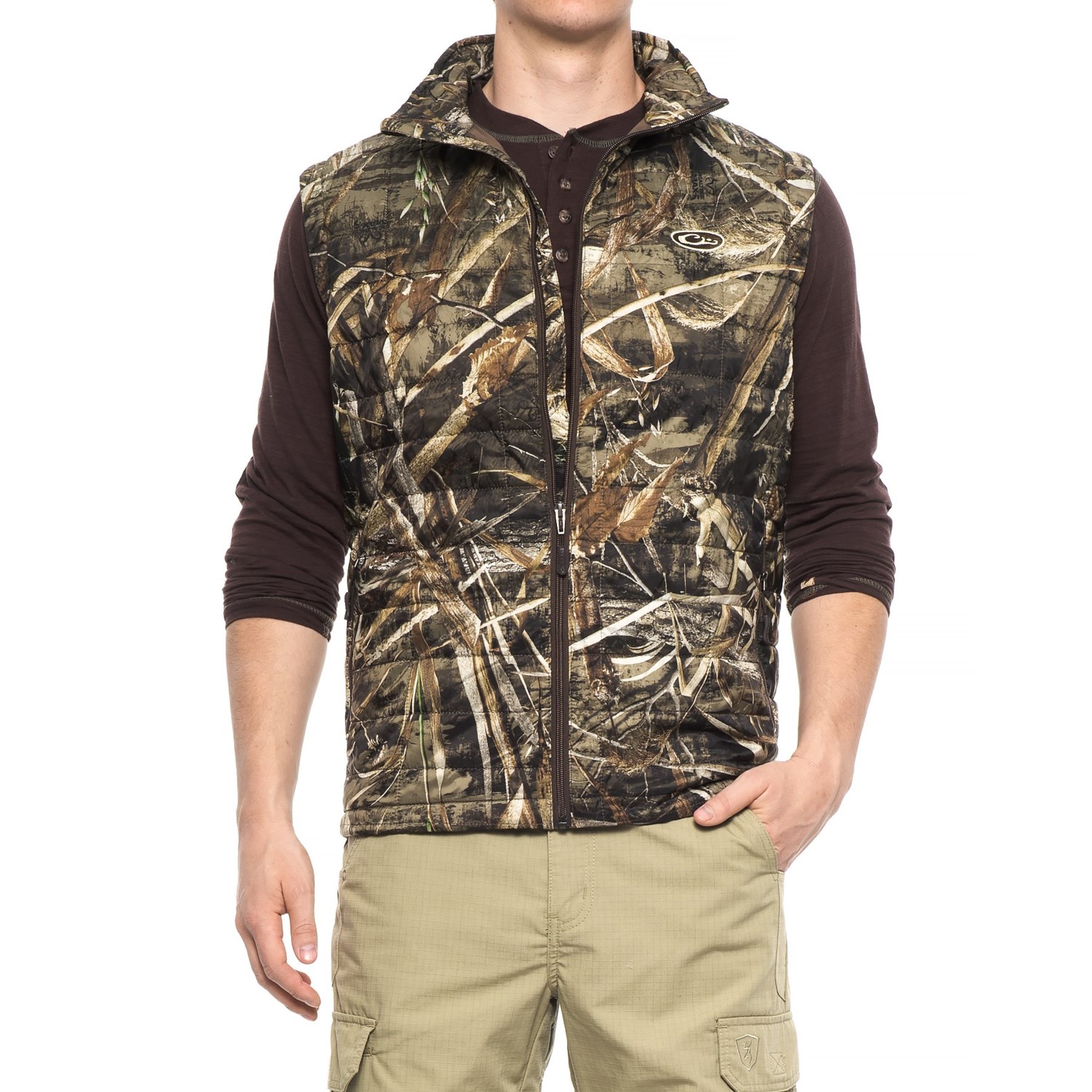 Drake Camo Synthetic Down Vest (For Men) - Save 54%