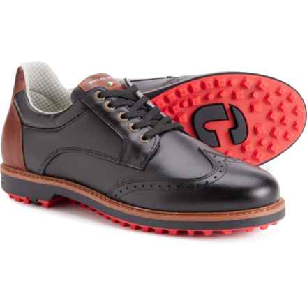DUCA DEL COSMA Made in Europe Eldorado Golf Shoes - Waterproof, Leather (For Men) in Black