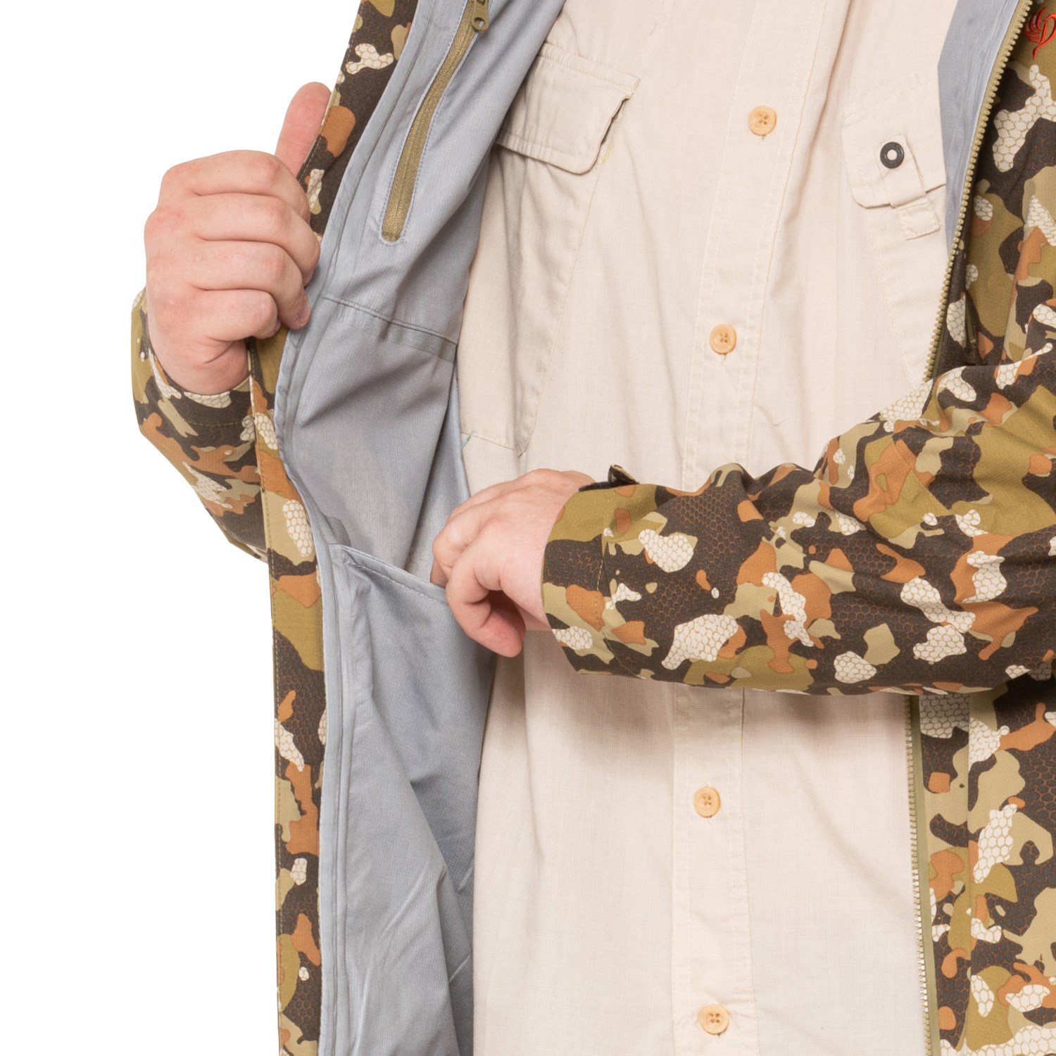 DUCK CAMP 3 L Ultralight Rain Jacket (For Men) Save 56