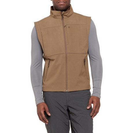 DUCK CAMP Contact Softshell Vest in Pin Oak