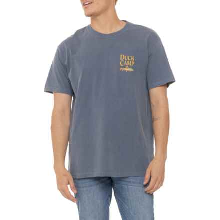 DUCK CAMP Graphic T-Shirt - Short Sleeve in Dark Denim