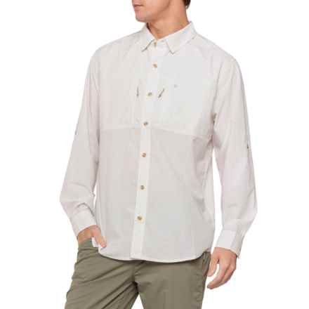 DUCK CAMP Helm Shirt - Long Sleeve in White Oyster Grid