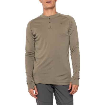 DUCK CAMP Henley Shirt - Merino Wool, Long Sleeve in Sagebrush